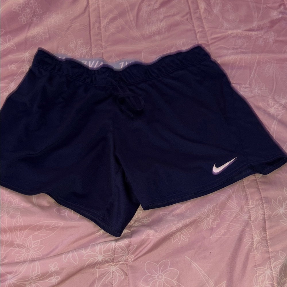 Nike Black Athletic Shorts Lightweight Elastic Waist